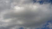 Zeitraffer - Blauer Himmel mit Wolken