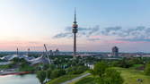 Zeitraffer - Olympiaturm München Tag-Nacht