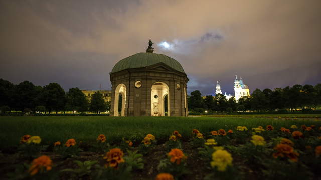 Hofgarten München Dianatempel Kamerafahrt