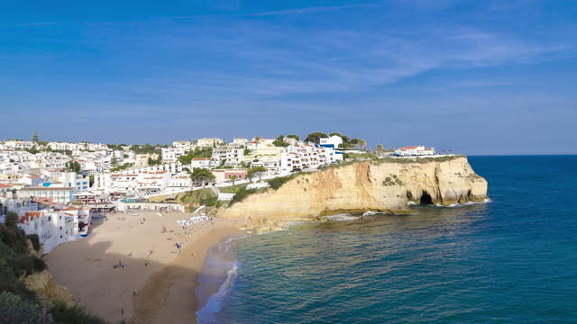 Portugal Algarve Hyperlapse Klippen am Atlantik