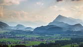 Zeitraffer - Inntal Wolkenschatten Close-Up