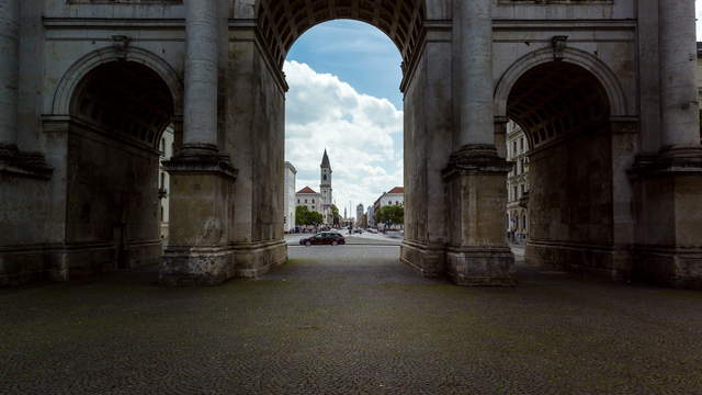 Hyperlapse Siegestor München