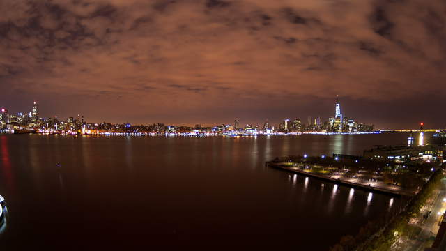 NY Skyline Nacht zu Tag