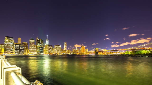 Hyperlapse New York Brooklyn Bridge