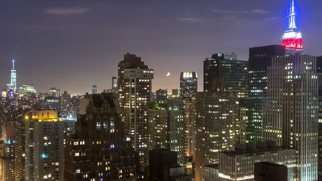 Manhattan bei Nacht