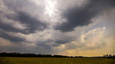 Zeitraffer - Regenschauer zieht heran