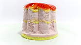 Zeitraffer - Erdbeer Eis Kuchen Seitlich