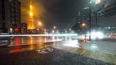 Zeitraffer - Tokio Tower Kamerafahrt Stock Footage 東京