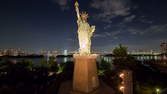 Zeitraffer - Odaiba Statue of Liberty