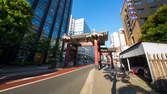 Zeitraffer - Daimon-Tor Zojo-ji-Tempel Tokio, Japan