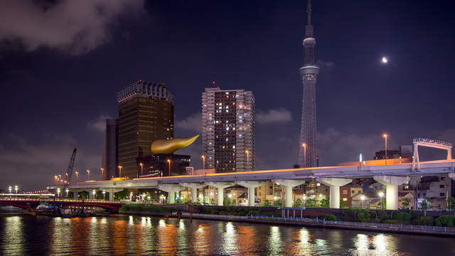 Skytree mit Asahi Bre­we­ries