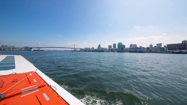 TOKYO CRUISE Odaiba Seaside Park - Rückfahrt