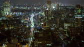 Zeitraffer - Tokio Stadt