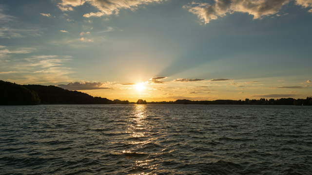Sonnenuntergang See