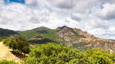 Zeitraffer - Berg Dorf Aussicht