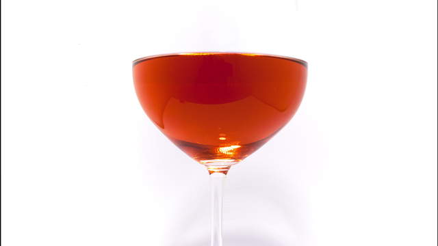 Rosé Wein Seitenansicht