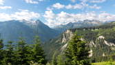 Zeitraffer - Berglandschaft mit Wolken in Tirol