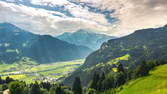 Zeitraffer - Sonnenstrahlen im Zillertal