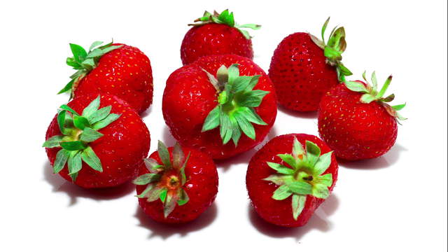 Erdbeeren Drehscheibe