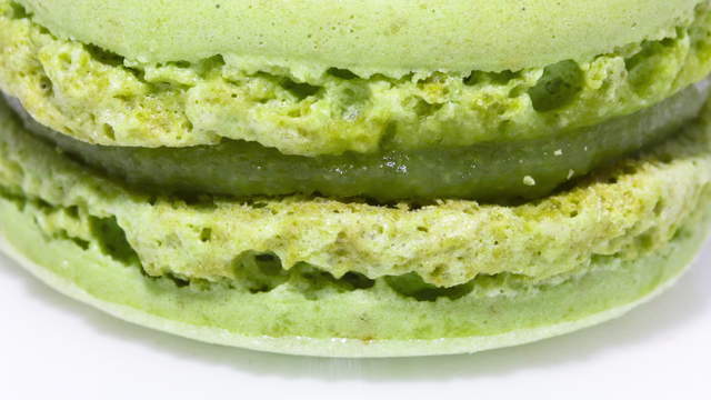 Gruener Macaron Makro