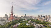 Zeitraffer - Tokyo Tower - Sonnenuntergang