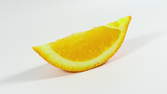 Zeitraffer - Ameisen fressen Orangen-Scheibe Perspektive