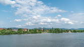 Zeitraffer - Ladenburg bei Heidelberg Wasserturm Hyperlapse Zeitraffer mit Wolkenzug