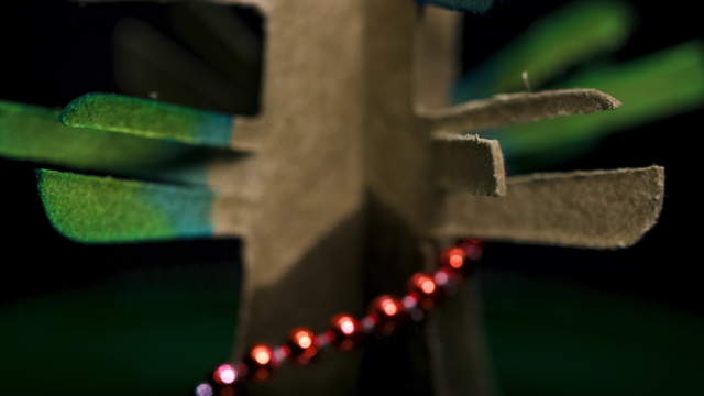 Magic Tree Christbaum Drehend Makro