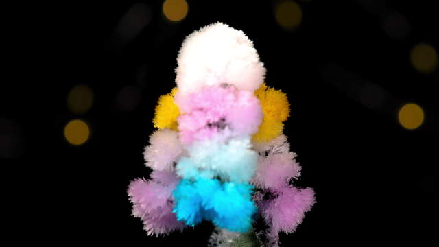 Zeitraffer-Video - Bunter Magic Tree Drehend | 2753 | Sonstige